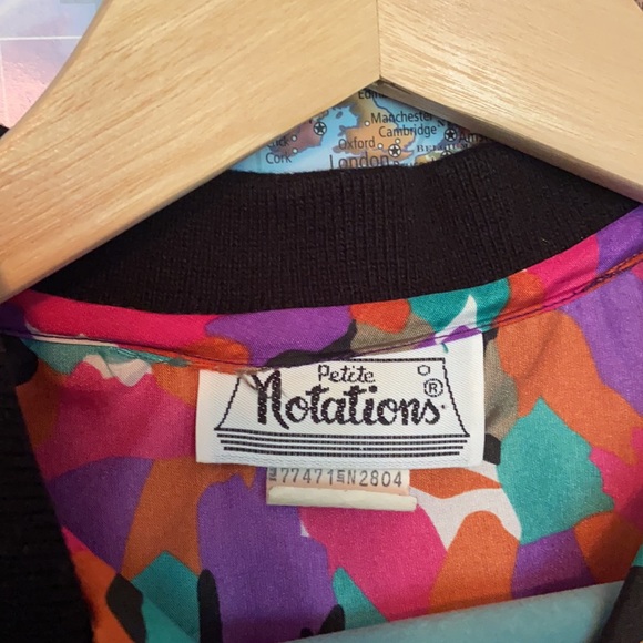 Vintage Petite Notations Jacket - Picture 2 of 5